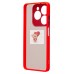 Чехол-накладка для Infinix Smart 8 Pro (красный) - PC041 Чехол-накладка для Infinix Smart 8 Pro (красный) - PC041