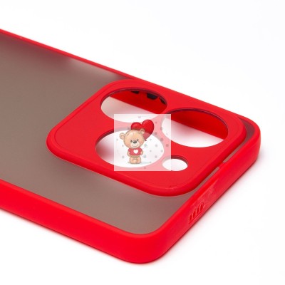 Чехол-накладка для Infinix Smart 8 Pro (красный) - PC041 Чехол-накладка для Infinix Smart 8 Pro (красный) - PC041