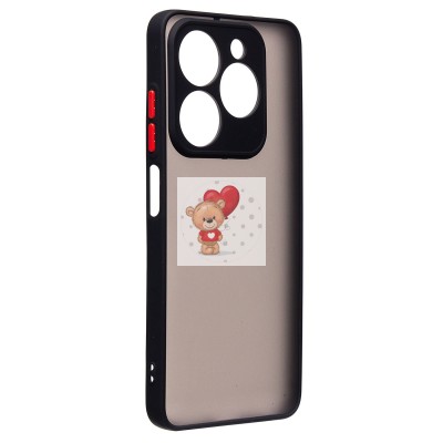 Чехол-накладка для Infinix Smart 8 (черный) - PC041 Чехол-накладка для Infinix Smart 8 (черный) - PC041