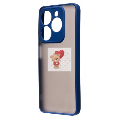 Чехол-накладка для Infinix Smart 8 (темно-синий) - PC041 Чехол-накладка для Infinix Smart 8 (темно-синий) - PC041