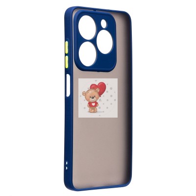 Чехол-накладка для Infinix Smart 8 (темно-синий) - PC041 Чехол-накладка для Infinix Smart 8 (темно-синий) - PC041