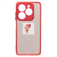 Чехол-накладка для Infinix Smart 8 (красный) - PC041 Чехол-накладка для Infinix Smart 8 (красный) - PC041