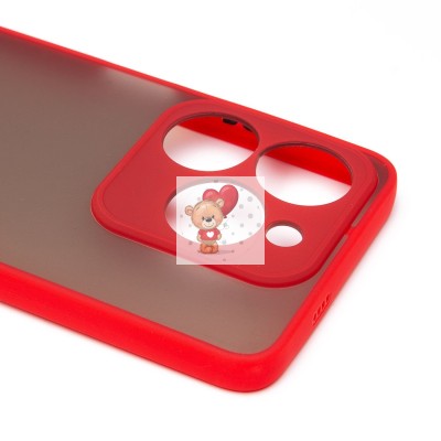 Чехол-накладка для Infinix Smart 8 (красный) - PC041 Чехол-накладка для Infinix Smart 8 (красный) - PC041