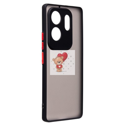 Чехол-накладка для Infinix Zero 30 4G (черный) - PC041 Чехол-накладка для Infinix Zero 30 4G (черный) - PC041