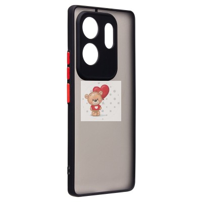 Чехол-накладка для Infinix Zero 30 4G (черный) - PC041 Чехол-накладка для Infinix Zero 30 4G (черный) - PC041