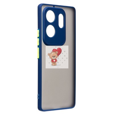 Чехол-накладка для Infinix Zero 30 4G (темно-синий) - PC041 Чехол-накладка для Infinix Zero 30 4G (темно-синий) - PC041