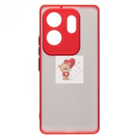 Чехол-накладка для Infinix Zero 30 4G (красный) - PC041 Чехол-накладка для Infinix Zero 30 4G (красный) - PC041