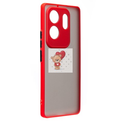 Чехол-накладка для Infinix Zero 30 4G (красный) - PC041 Чехол-накладка для Infinix Zero 30 4G (красный) - PC041