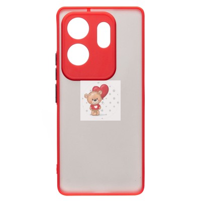 Чехол-накладка для Infinix Zero 30 4G (красный) - PC041