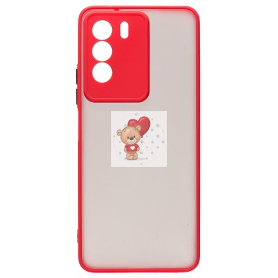 Чехол-накладка для Infinix Zero 5G 2023 Global (красный) - PC041 Чехол-накладка для Infinix Zero 5G 2023 Global (красный) - PC041