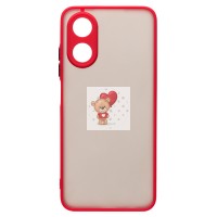 Чехол-накладка для OPPO A17 (красный) - PC041