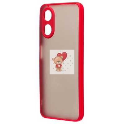 Чехол-накладка для OPPO A17 (красный) - PC041 Чехол-накладка для OPPO A17 (красный) - PC041