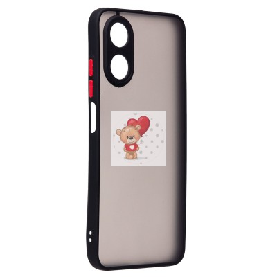 Чехол-накладка для OPPO A17k (черный) - PC041