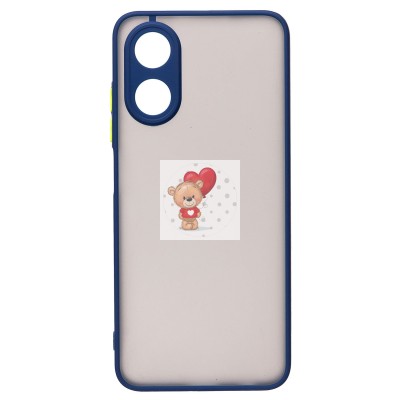 Чехол-накладка для OPPO A17k (темно-синий) - PC041