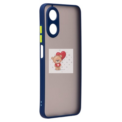 Чехол-накладка для OPPO A17k (темно-синий) - PC041