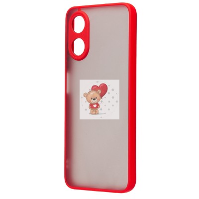 Чехол-накладка для OPPO A17k (красный) - PC041 Чехол-накладка для OPPO A17k (красный) - PC041