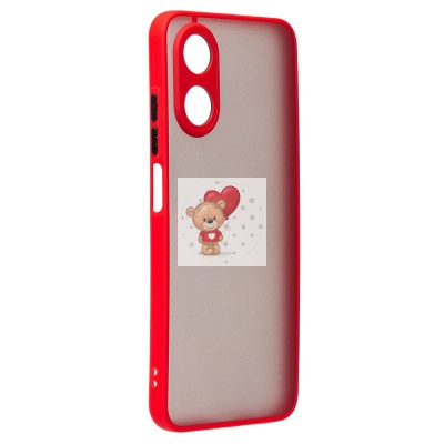 Чехол-накладка для OPPO A17k (красный) - PC041 Чехол-накладка для OPPO A17k (красный) - PC041
