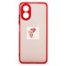 Чехол-накладка для OPPO A38 (красный/черный) - PC041