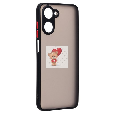 Чехол-накладка для OPPO realme 10 4G (черный) - PC041