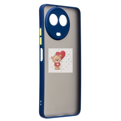 Чехол-накладка для OPPO Realme 11 5G Global (темно-синий) - PC041