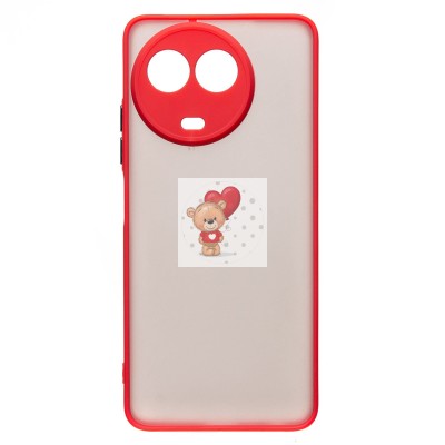 Чехол-накладка для OPPO Realme 11 5G Global (красный) - PC041 Чехол-накладка для OPPO Realme 11 5G Global (красный) - PC041