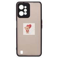 Чехол-накладка для OPPO realme C31 (черный/черный) - PC041 Чехол-накладка для OPPO realme C31 (черный/черный) - PC041