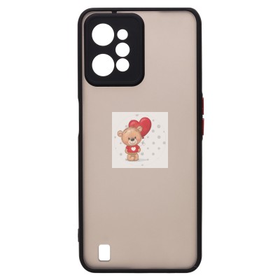 Чехол-накладка для OPPO realme C31 (черный/черный) - PC041