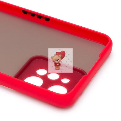 Чехол-накладка для OPPO realme C31 (красный/черный) - PC041 Чехол-накладка для OPPO realme C31 (красный/черный) - PC041