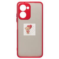 Чехол-накладка для OPPO realme C33 (красный) - PC041 Чехол-накладка для OPPO realme C33 (красный) - PC041