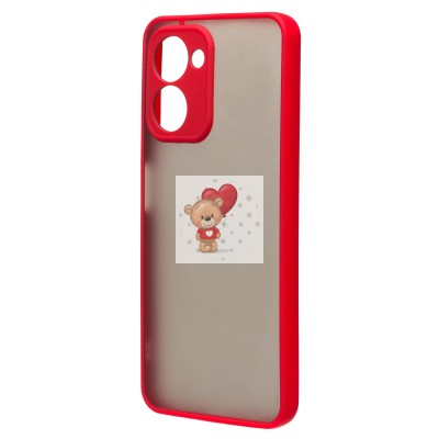 Чехол-накладка для OPPO realme C33 (красный) - PC041 Чехол-накладка для OPPO realme C33 (красный) - PC041