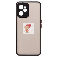 Чехол-накладка для OPPO realme C35 (черный/черный) - PC041 Чехол-накладка для OPPO realme C35 (черный/черный) - PC041