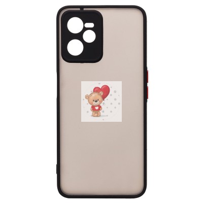 Чехол-накладка для OPPO realme C35 (черный/черный) - PC041