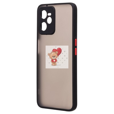 Чехол-накладка для OPPO realme C35 (черный/черный) - PC041 Чехол-накладка для OPPO realme C35 (черный/черный) - PC041