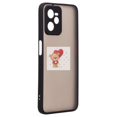 Чехол-накладка для OPPO realme C35 (черный/черный) - PC041 Чехол-накладка для OPPO realme C35 (черный/черный) - PC041