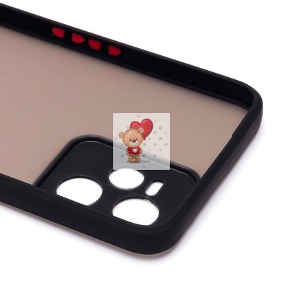 Чехол-накладка для OPPO realme C35 (черный/черный) - PC041 Чехол-накладка для OPPO realme C35 (черный/черный) - PC041