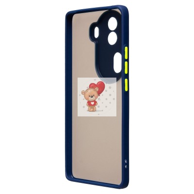 Чехол-накладка для OPPO Reno 11 Pro (темно-синий) - PC041