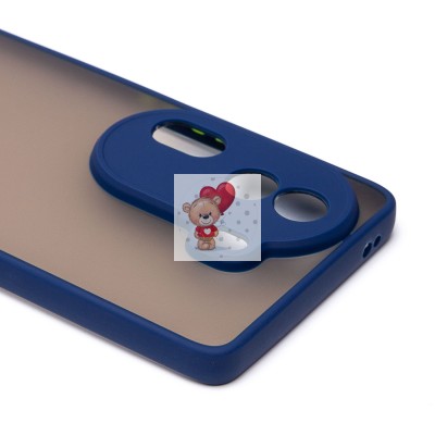 Чехол-накладка для OPPO Reno 11 Pro (темно-синий) - PC041