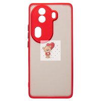 Чехол-накладка для OPPO Reno 11 Pro (красный) - PC041