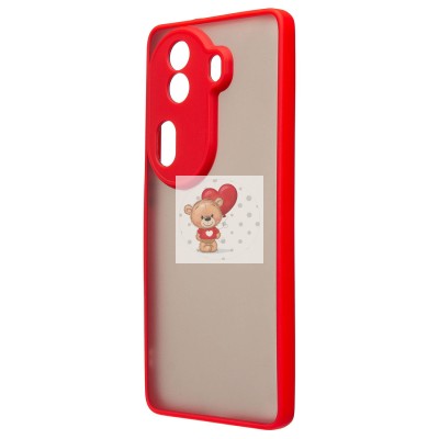 Чехол-накладка для OPPO Reno 11 Pro (красный) - PC041 Чехол-накладка для OPPO Reno 11 Pro (красный) - PC041