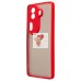 Чехол-накладка для OPPO Reno 11 Pro (красный) - PC041 Чехол-накладка для OPPO Reno 11 Pro (красный) - PC041