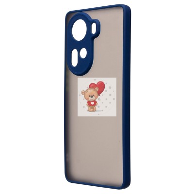 Чехол-накладка для OPPO Reno 11 (темно-синий) - PC041