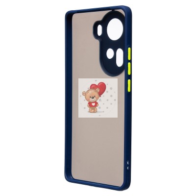 Чехол-накладка для OPPO Reno 11 (темно-синий) - PC041