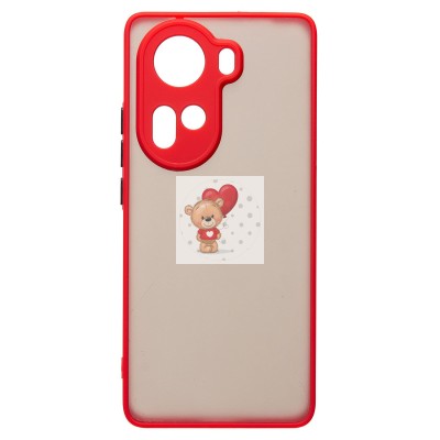 Чехол-накладка для OPPO Reno 11 (красный) - PC041