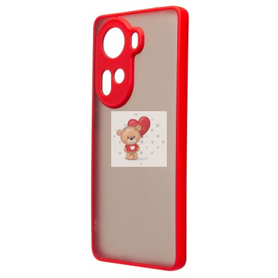 Чехол-накладка для OPPO Reno 11 (красный) - PC041 Чехол-накладка для OPPO Reno 11 (красный) - PC041