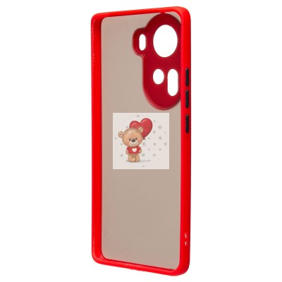 Чехол-накладка для OPPO Reno 11 (красный) - PC041 Чехол-накладка для OPPO Reno 11 (красный) - PC041