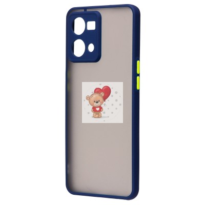 Чехол-накладка для OPPO Reno 7 (темно-синий) - PC041