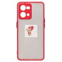 Чехол-накладка для OPPO Reno 7 (красный) - PC041