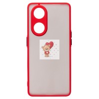 Чехол-накладка для OPPO Reno8 T 5G (красный) - PC041 Чехол-накладка для OPPO Reno8 T 5G (красный) - PC041