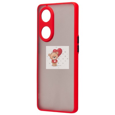 Чехол-накладка для OPPO Reno8 T 5G (красный) - PC041 Чехол-накладка для OPPO Reno8 T 5G (красный) - PC041