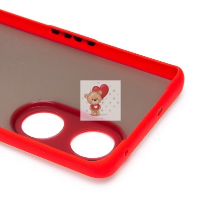 Чехол-накладка для OPPO Reno8 T 5G (красный) - PC041 Чехол-накладка для OPPO Reno8 T 5G (красный) - PC041